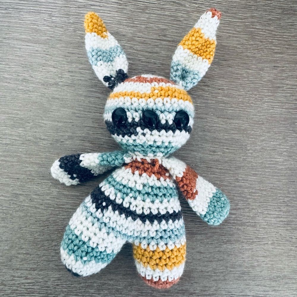 Crochet Baby Bunny Rabbit Easter Handmade Stuffed Plush Animal